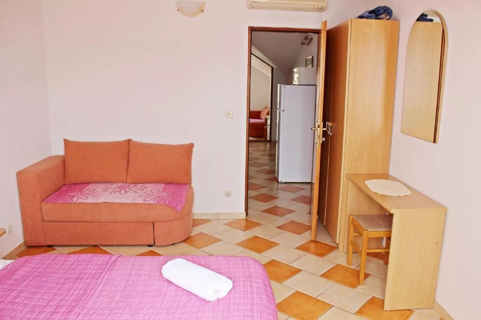 Apartments Pansion Franka 3* - Two Bedroom Apartment with Sea View and Terrace - APT 12-Slaapkamer