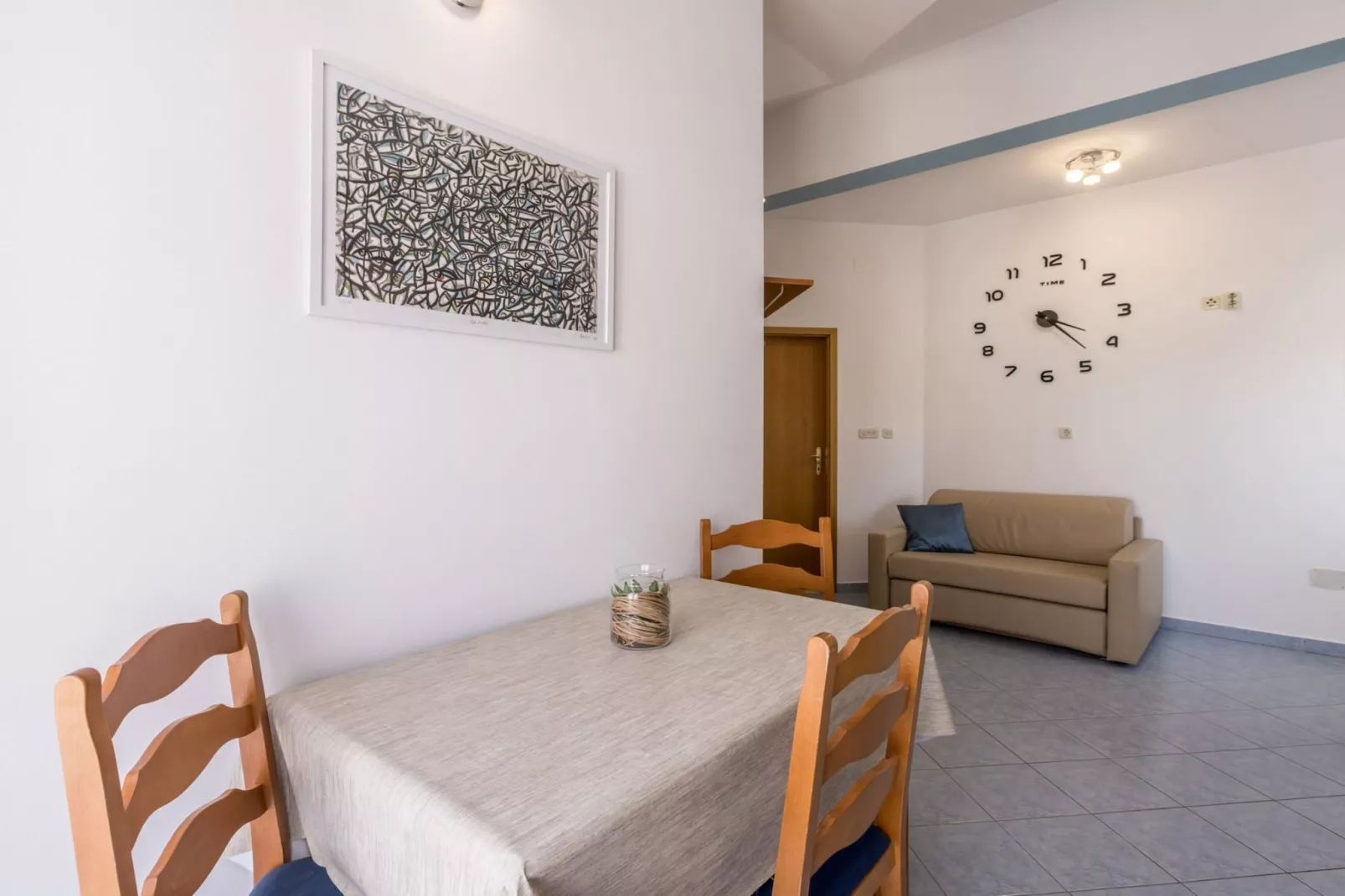 Adriatic Island Sea View Apartments - One Bedroom Apartment with Terrace (A1)-Eetkamer