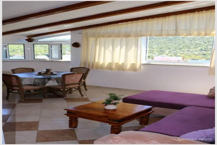 Apartments Juras - Two Bedroom Apartment with Sea View (David)-Eetkamer