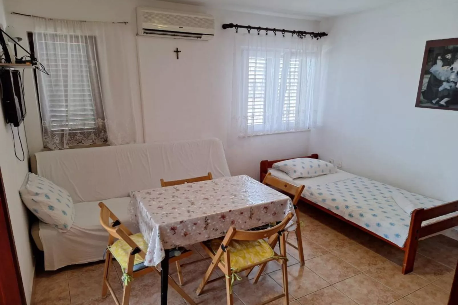 Apartments Villa Šesto - One Bedroom Apartment with Terrace(1)-Woonkamer