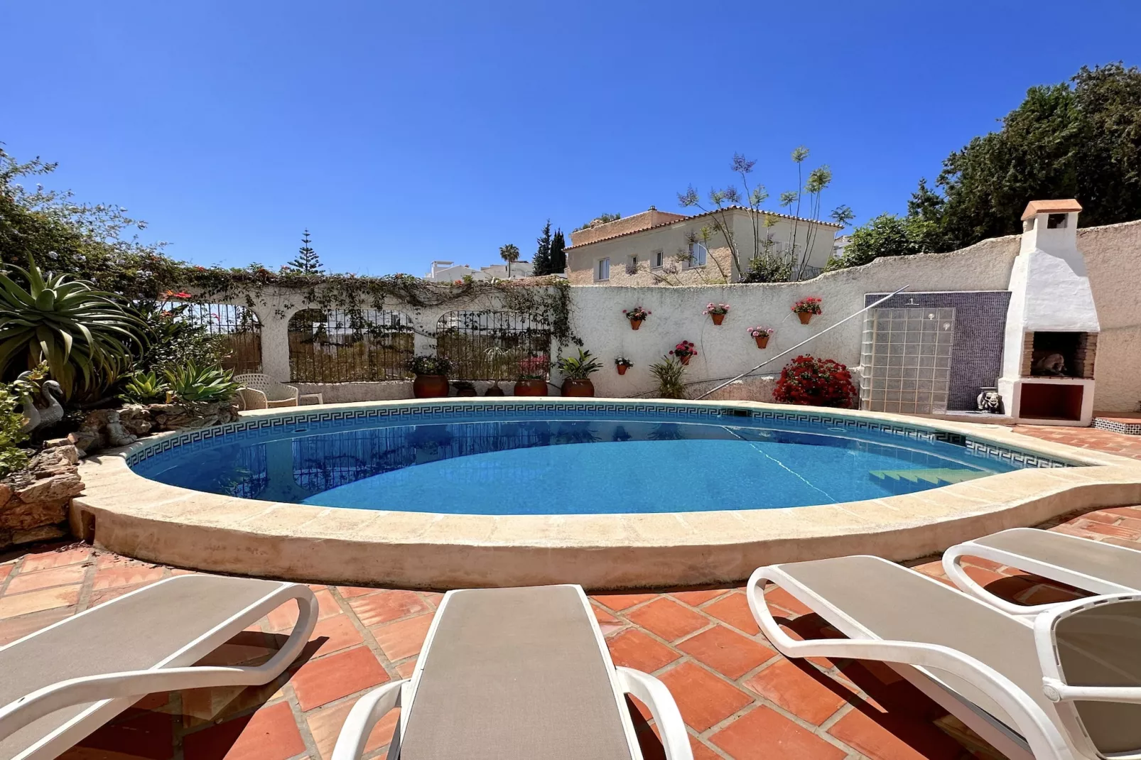 Chimenea 15 Private Pool and Parking by Casasol-Zwembad