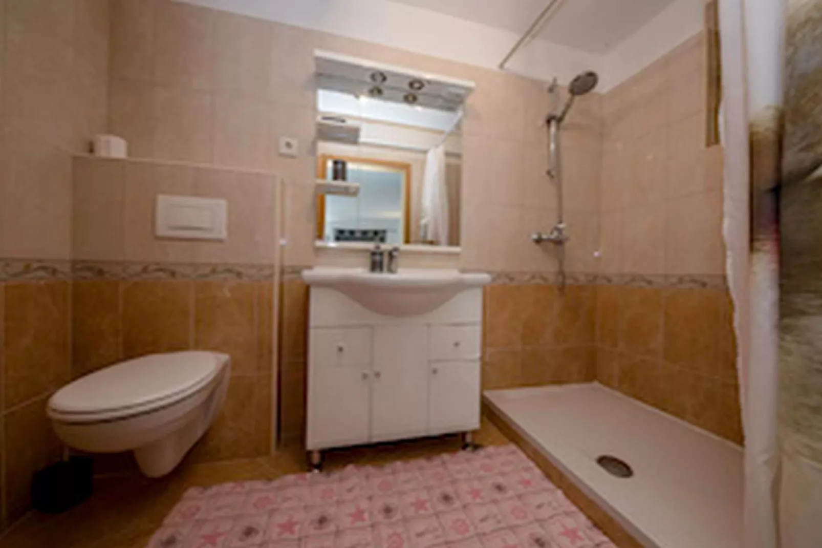 Apartments & Rooms Green Bay - One Bedroom Apartment with Terrace (APP 8)-Badkamer