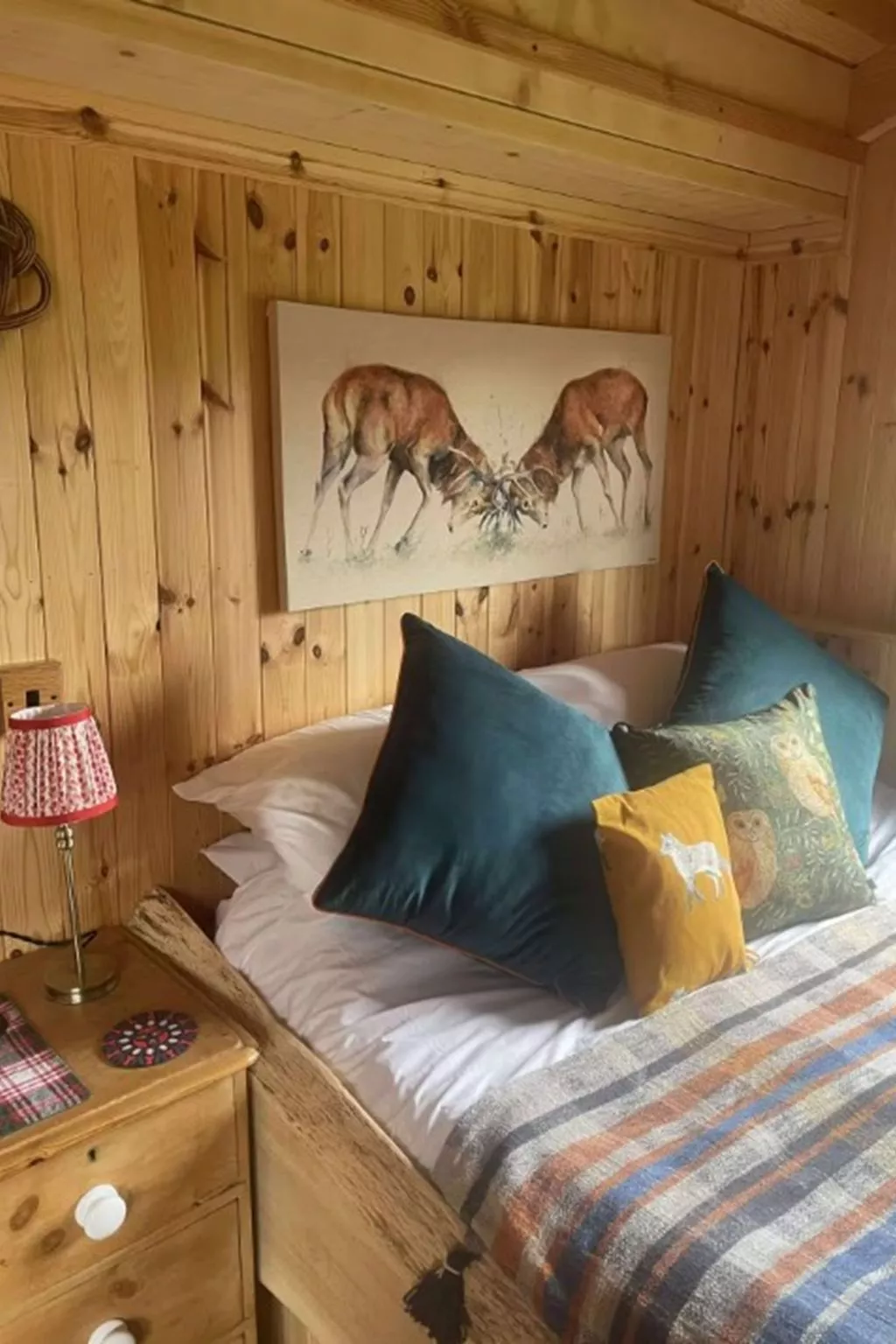 Shepherds Hut-Binnen