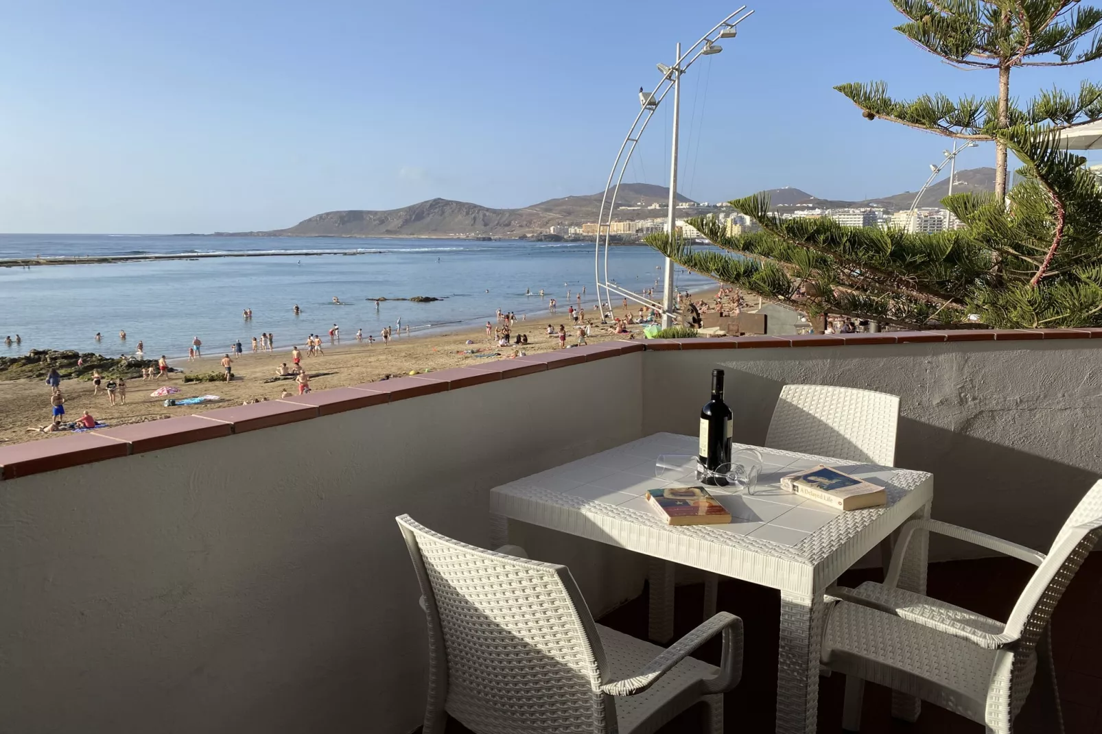 Vista Dorada al mar balcón-Wifi By Canariasgetaway-Terras