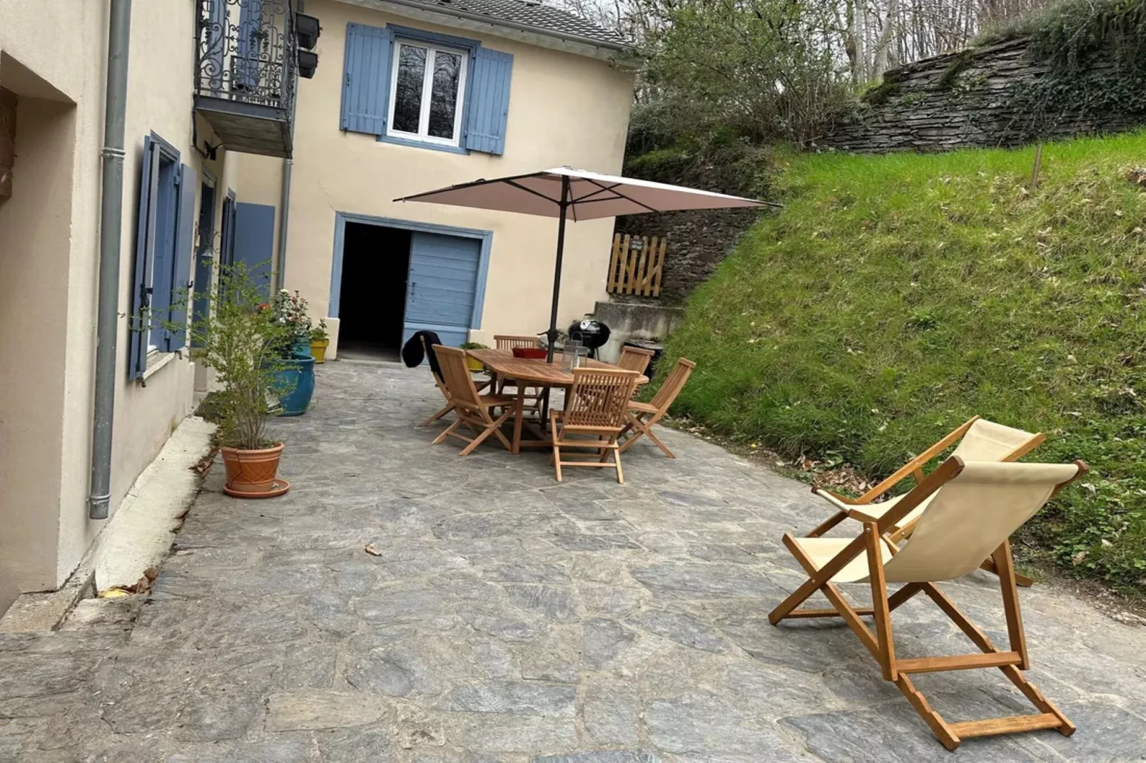 Le Moulin de Camelière-Terrasbalkon
