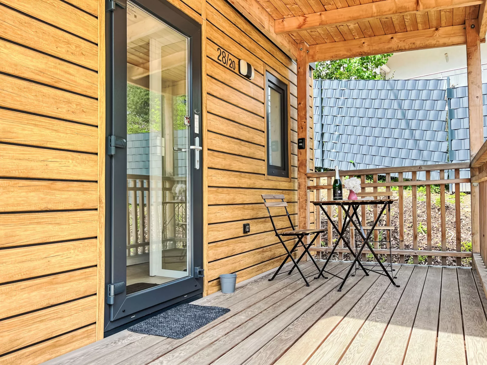 Tiny Haus Vierseenblick Nummer 3-Buiten
