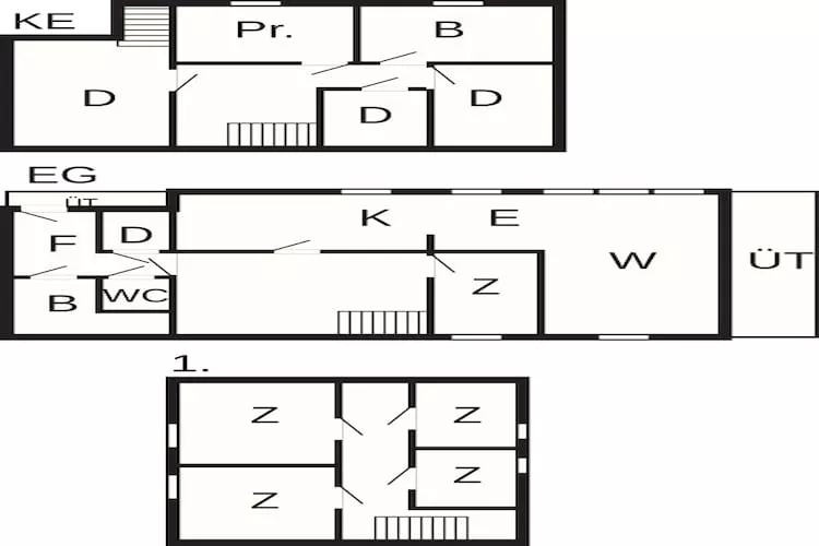 Kusttoevlucht in Lyngen-By Traum-Plattegrond