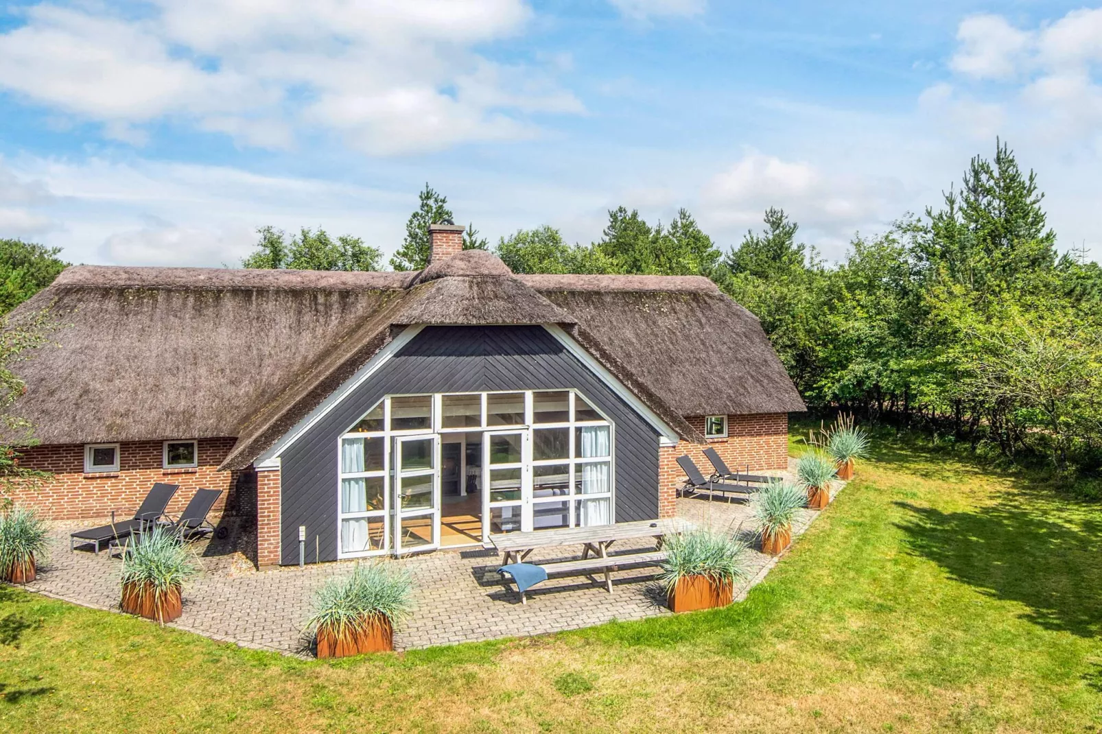 10 persoons vakantie huis in Nørre Nebel-Buitenlucht