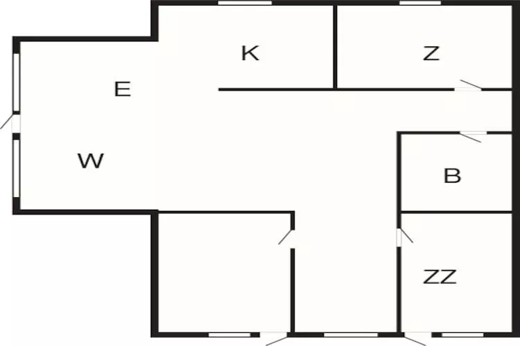 6 persoons vakantie huis in Toftlund-By Traum-Plattegrond