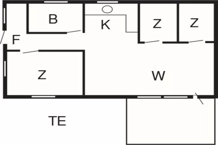 8 persoons vakantie huis in Stege-By Traum-Plattegrond