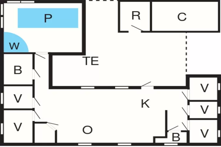 10 persoons vakantie huis in Glesborg-By Traum-Plattegrond