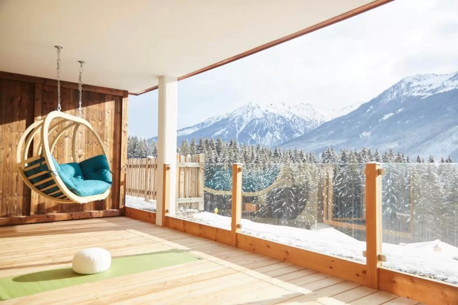 Nationalpark Chalet Gamsmutter-Uitzicht winter