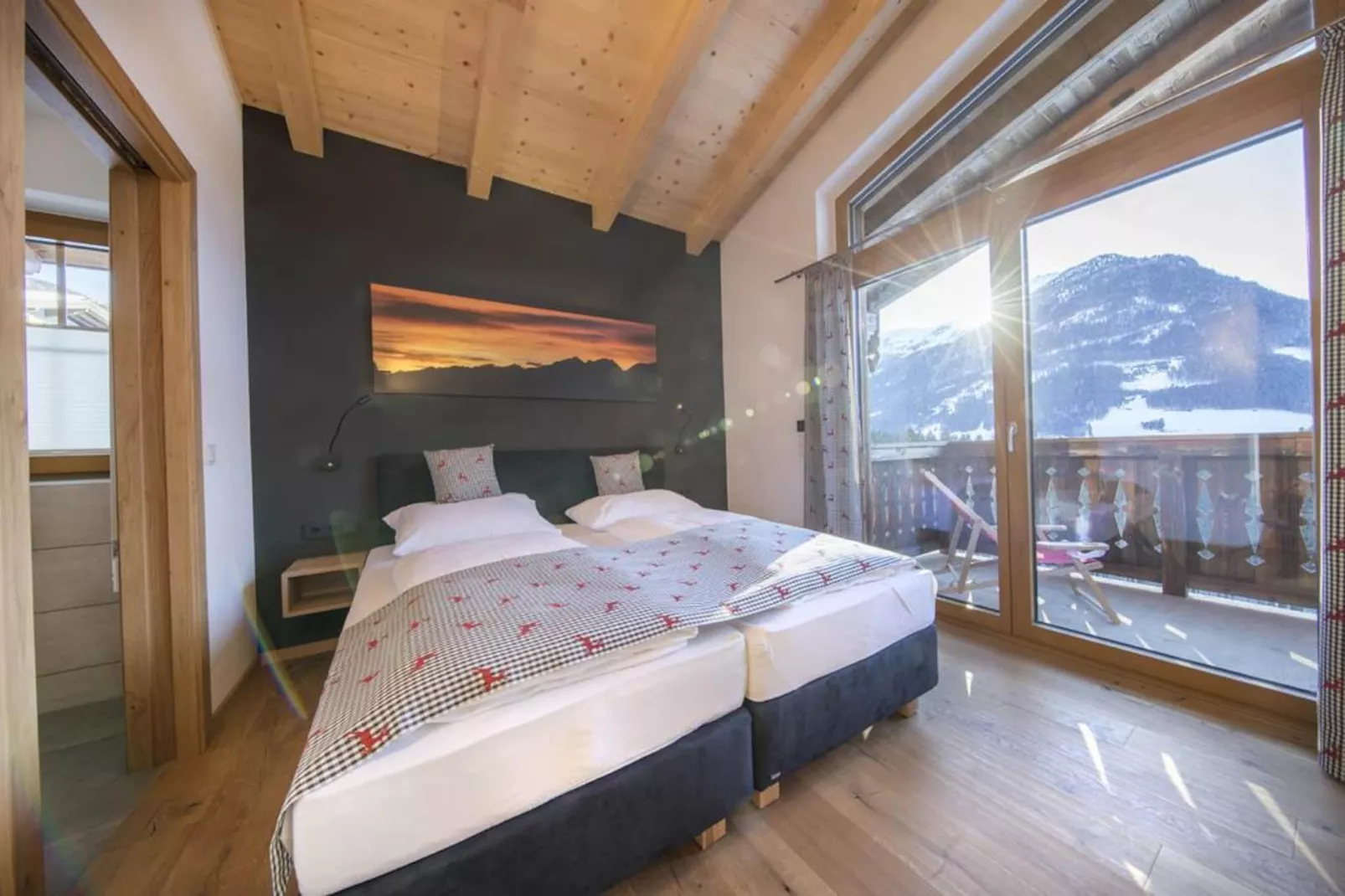 Nationalpark Chalet Seespitze-Slaapkamer