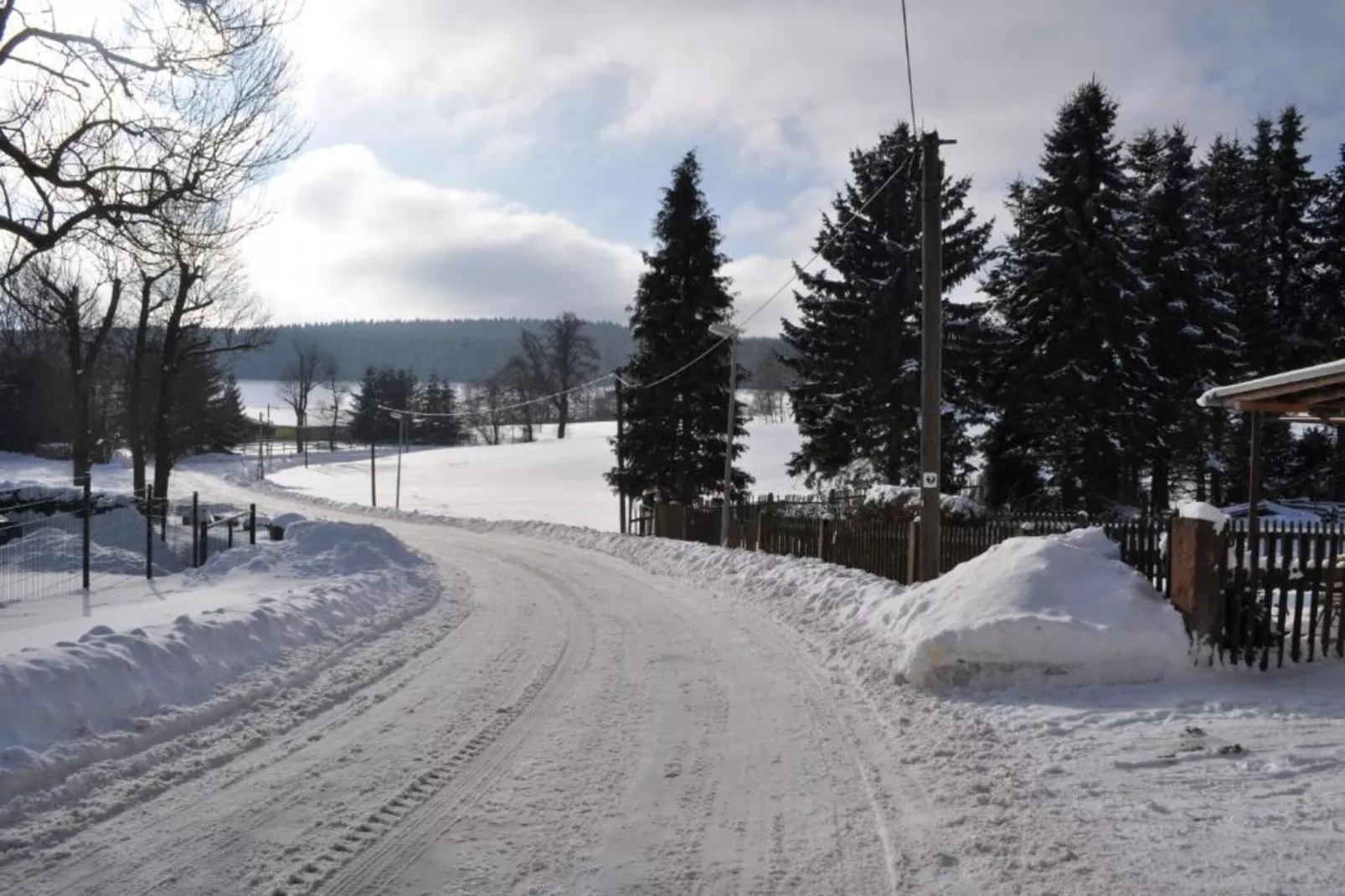 Ferienhaus im Thüringer Wald-Gebied winter 5km