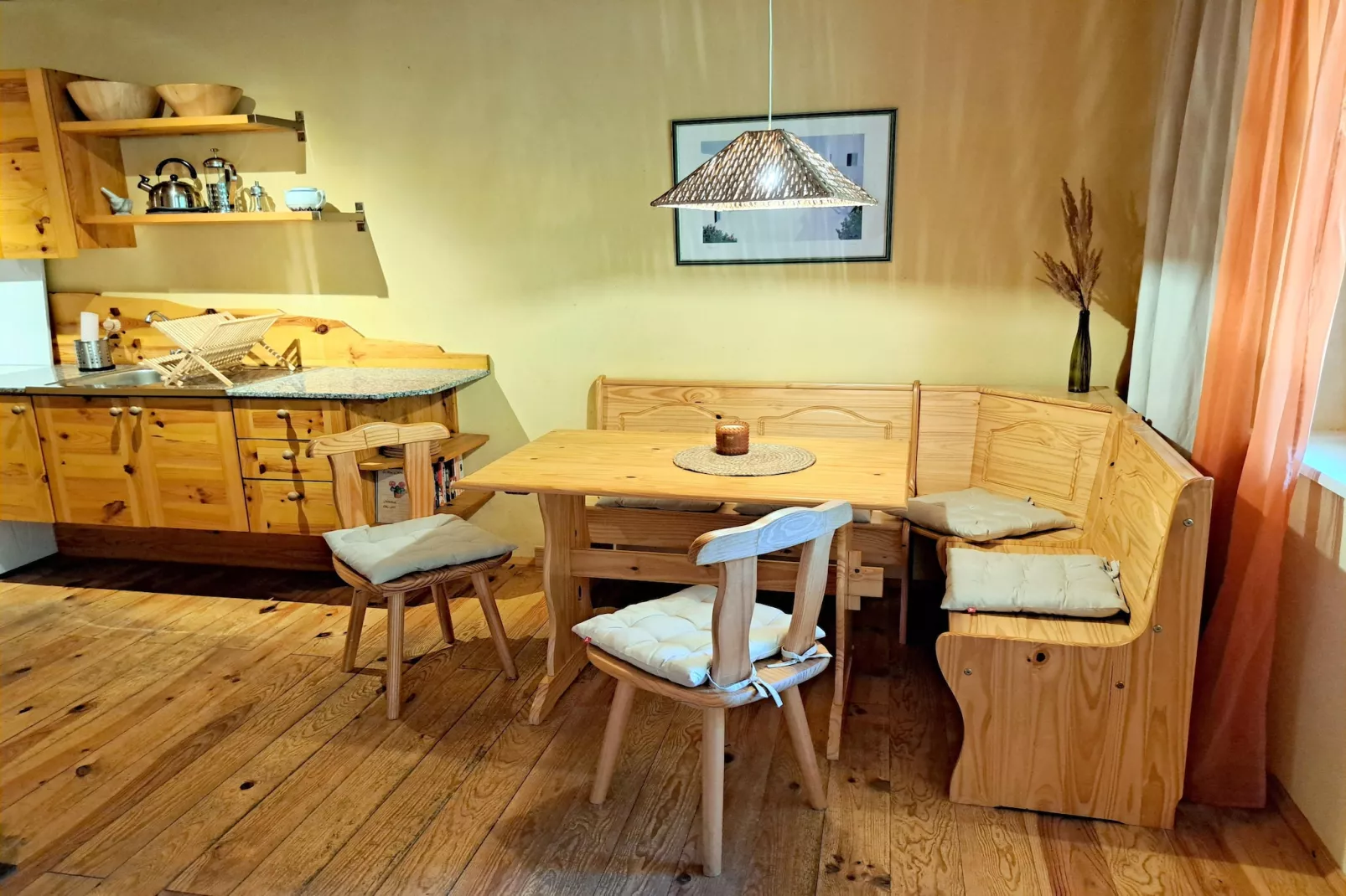 Holiday flats Forellenhof Dabo // Typ B 4 Erw  55 qm-Eetkamer