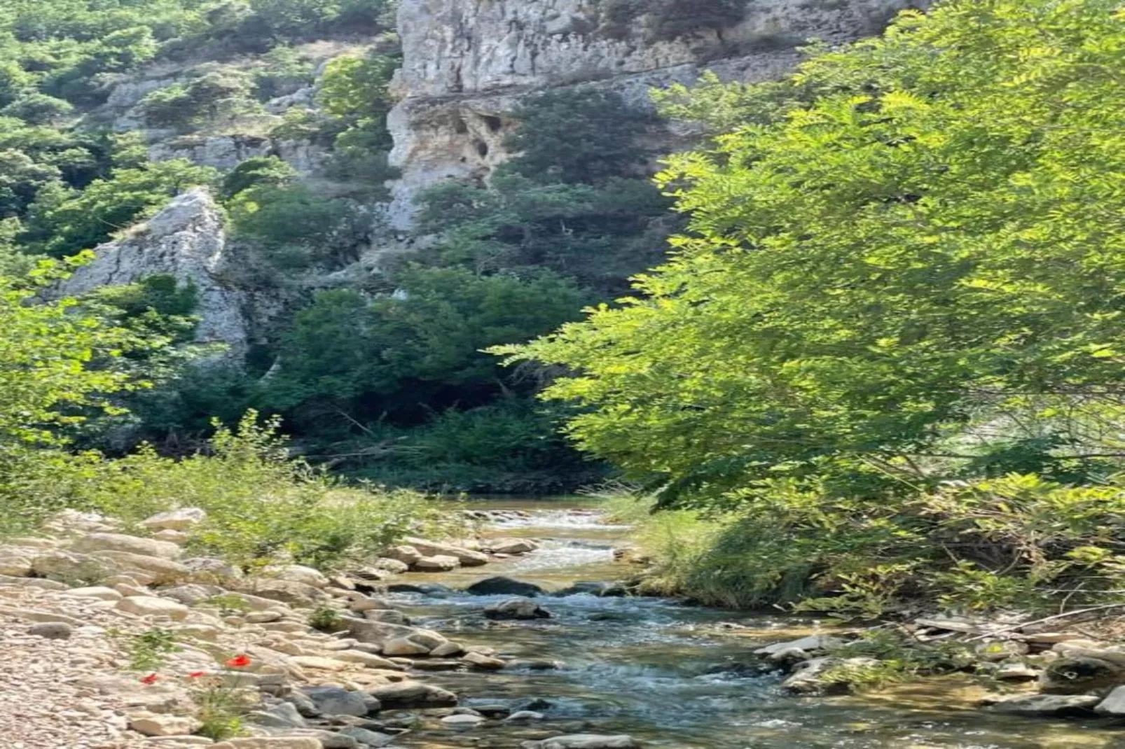 Luberon-Gebieden zomer 20km