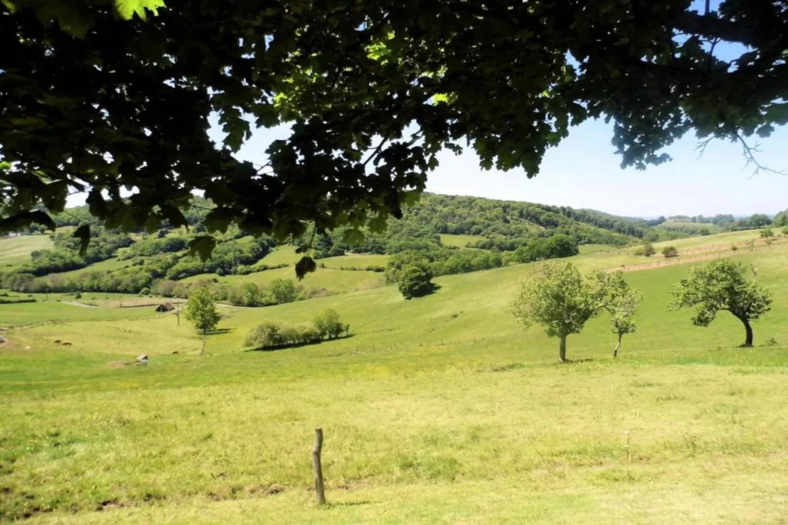 Les Deux Cabanons-Gebieden zomer 20km