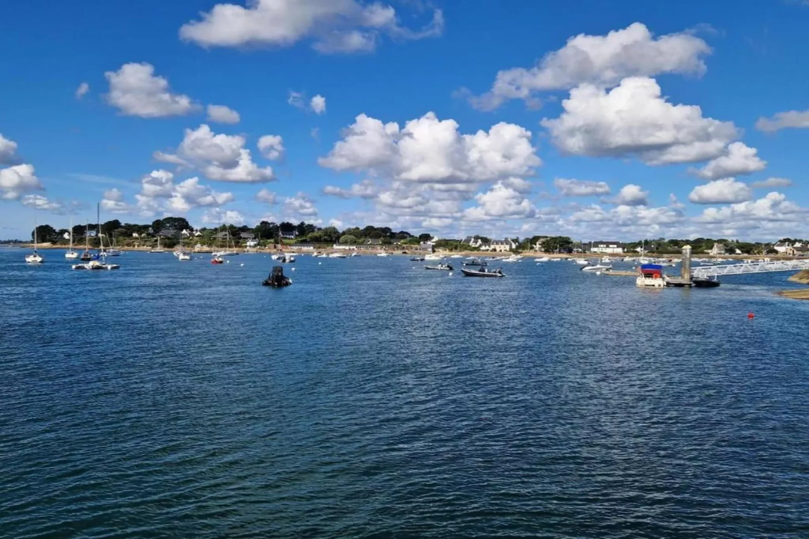 Les Iles du Morbihan 2-Gebieden zomer 5km