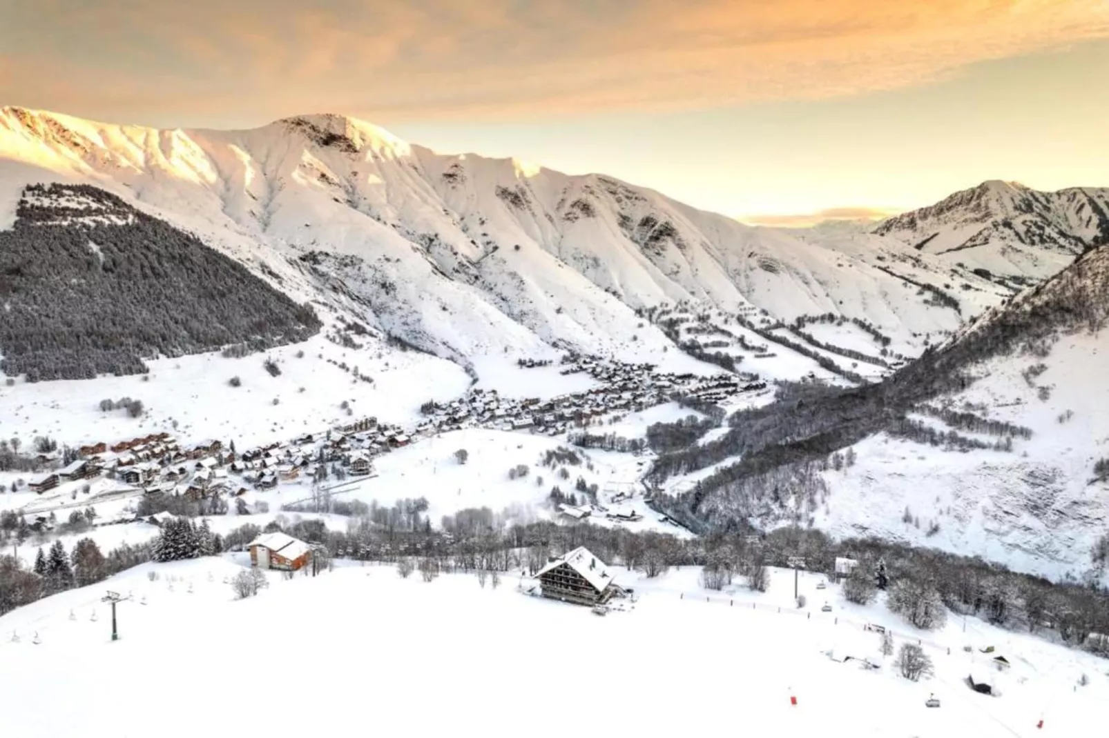 Les Chalets de l'Arvan II 2-Gebied winter 20km