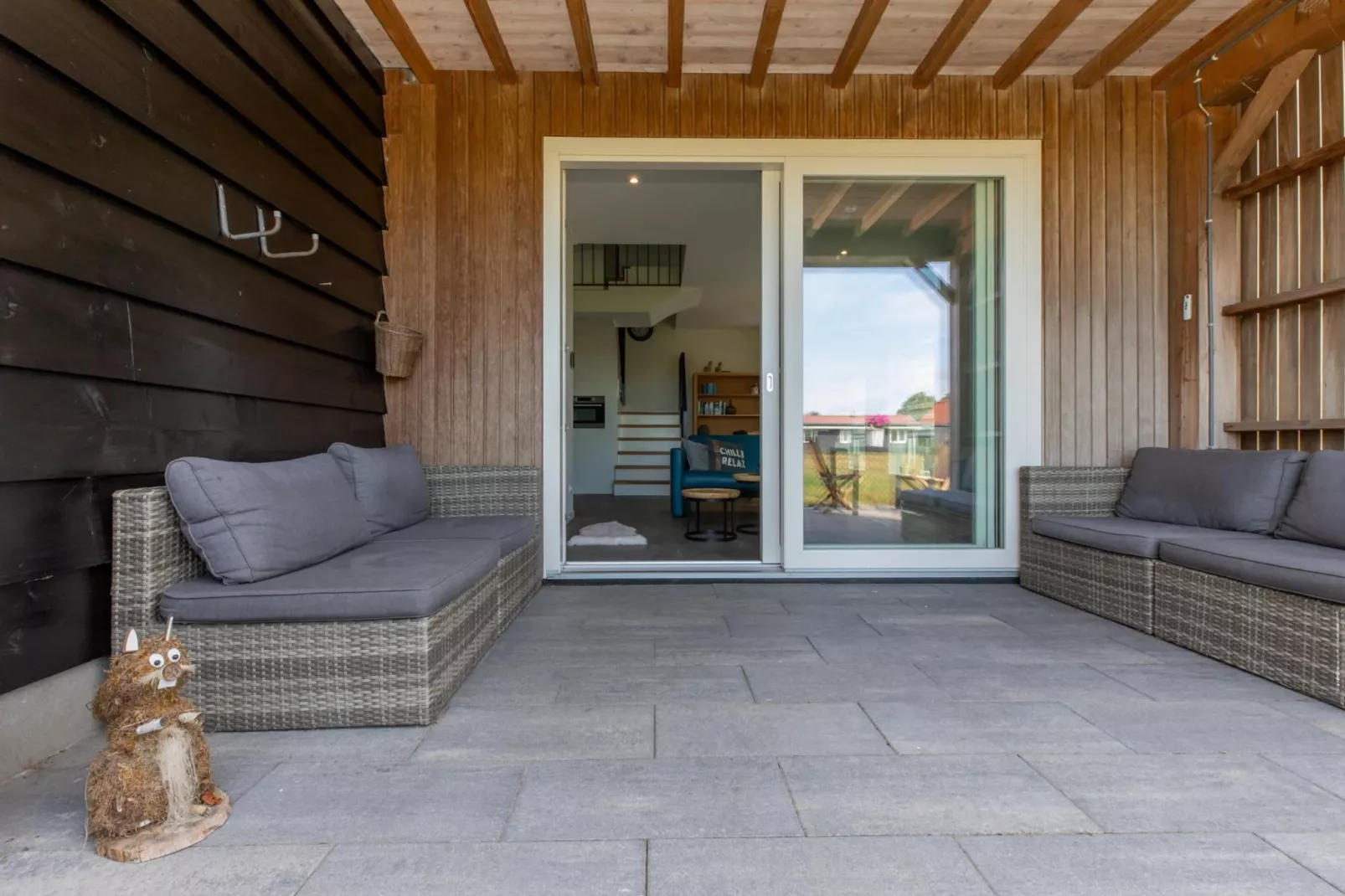 Vakantiehuis Groeneweg 3 'Jikkemien-Terrasbalkon