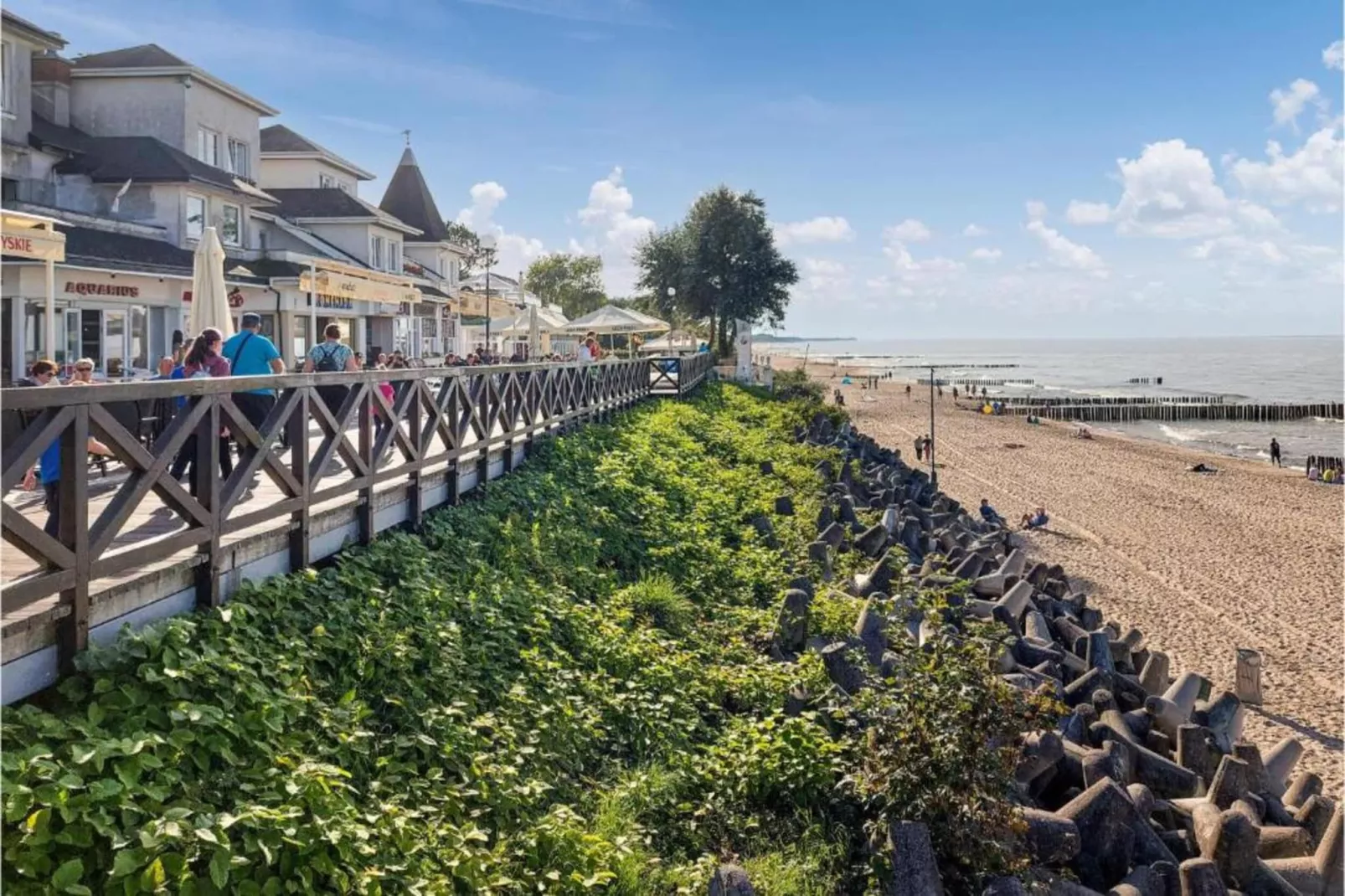 Vakantiehuis Mielno bij Strand-Gebieden zomer 20km