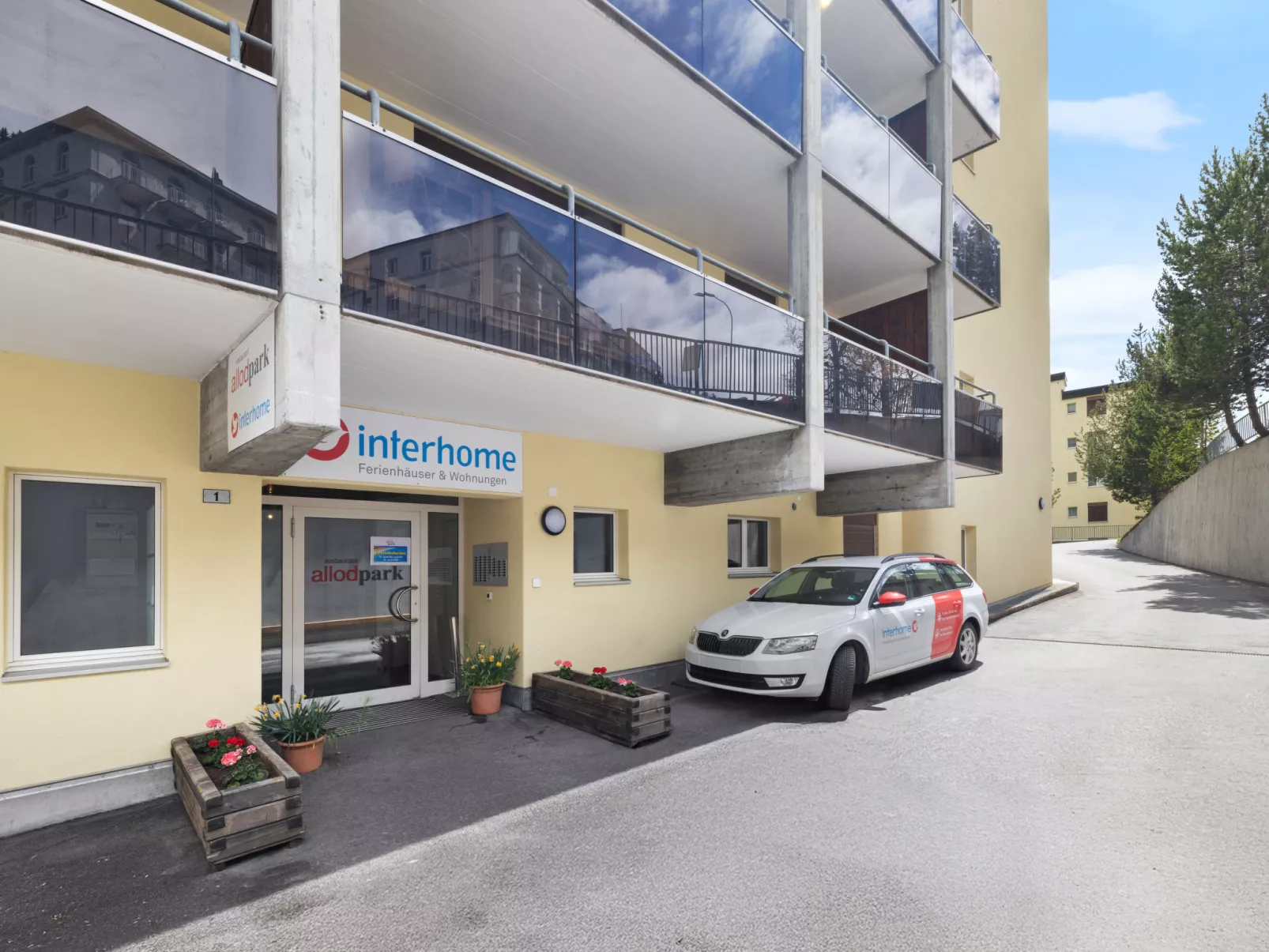 Attika Wohnung Allod Park Haus C 807-Buiten