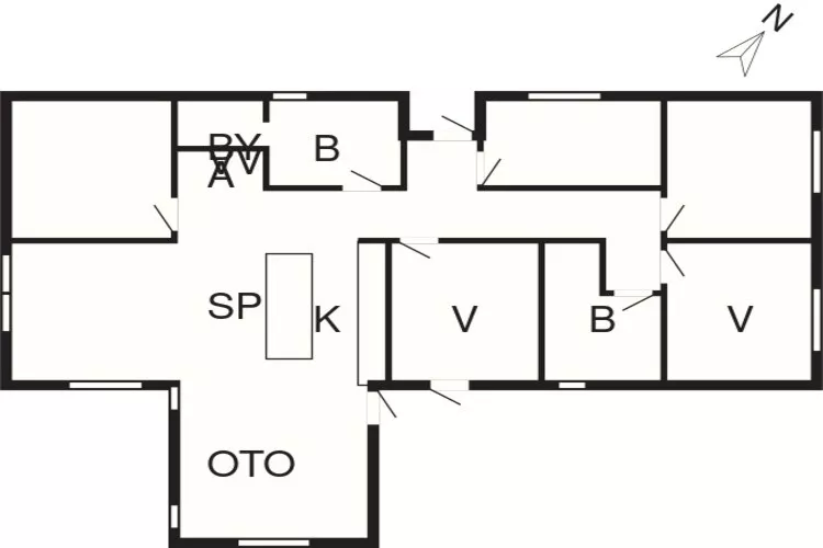 10 persoons vakantie huis in Glesborg-By Traum-Plattegrond