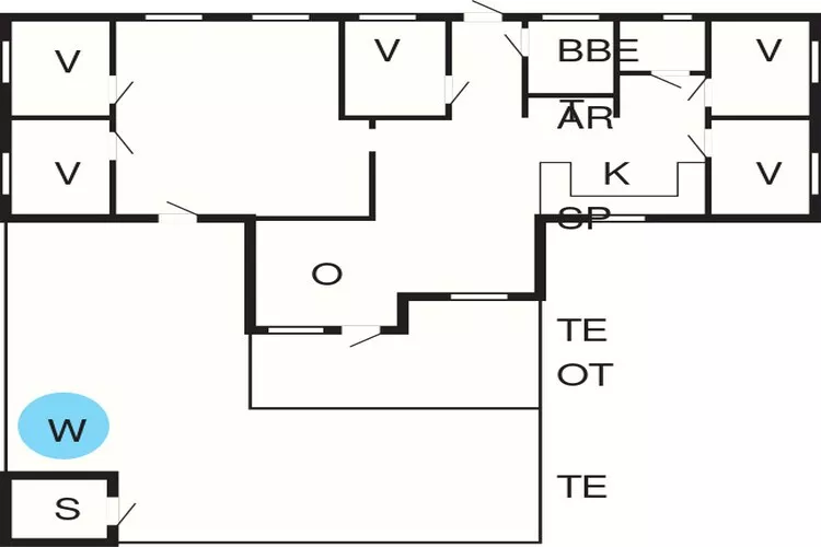 Luxe retraite in Marielyst -- By Traum Ferienwohnungen-Plattegrond