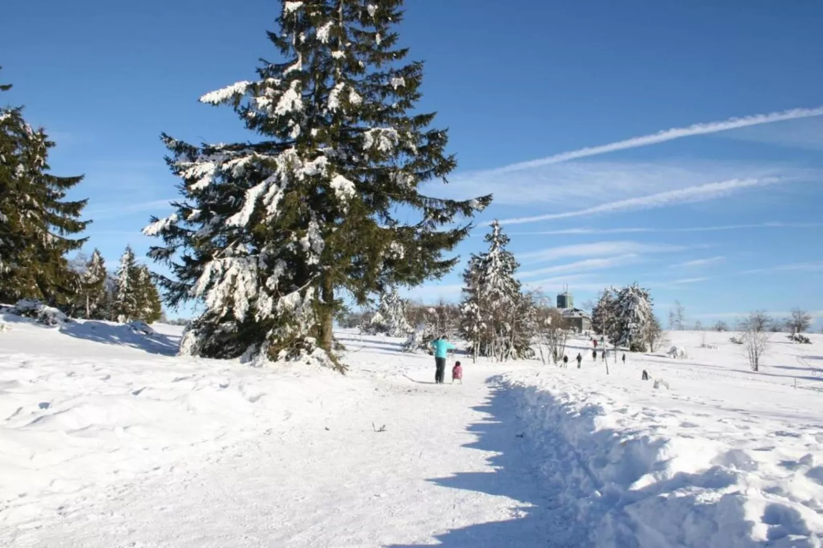 Ferienwohnung am Wald-Gebied winter 5km