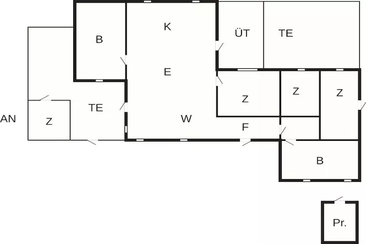 8 persoons vakantie huis in Hurup Thy-By Traum-Plattegrond