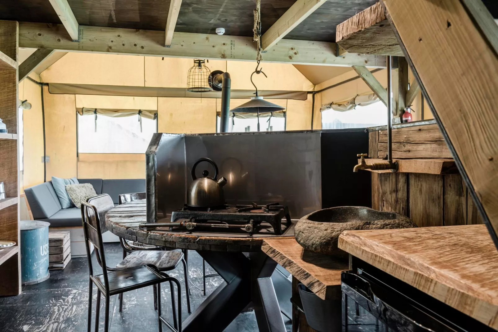 Wood Lodge - Duynpark-Keuken
