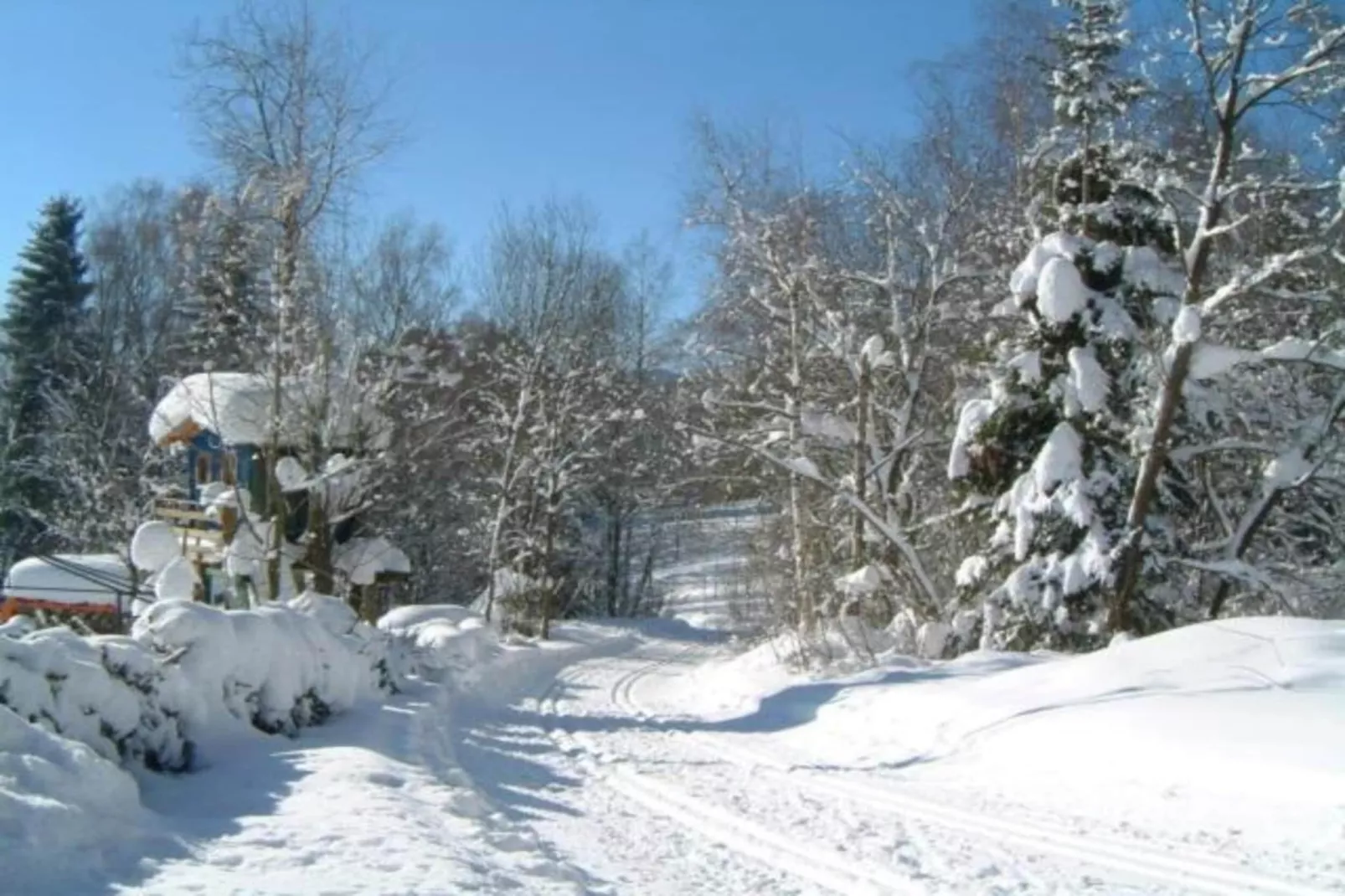 Schönes Holzhaus Arberblick-Gebied winter 20km