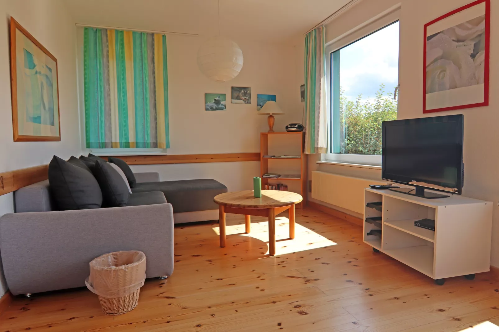 Ferienhäuser Inselblick / Ferienhaus 3 60 qm-Woonkamer