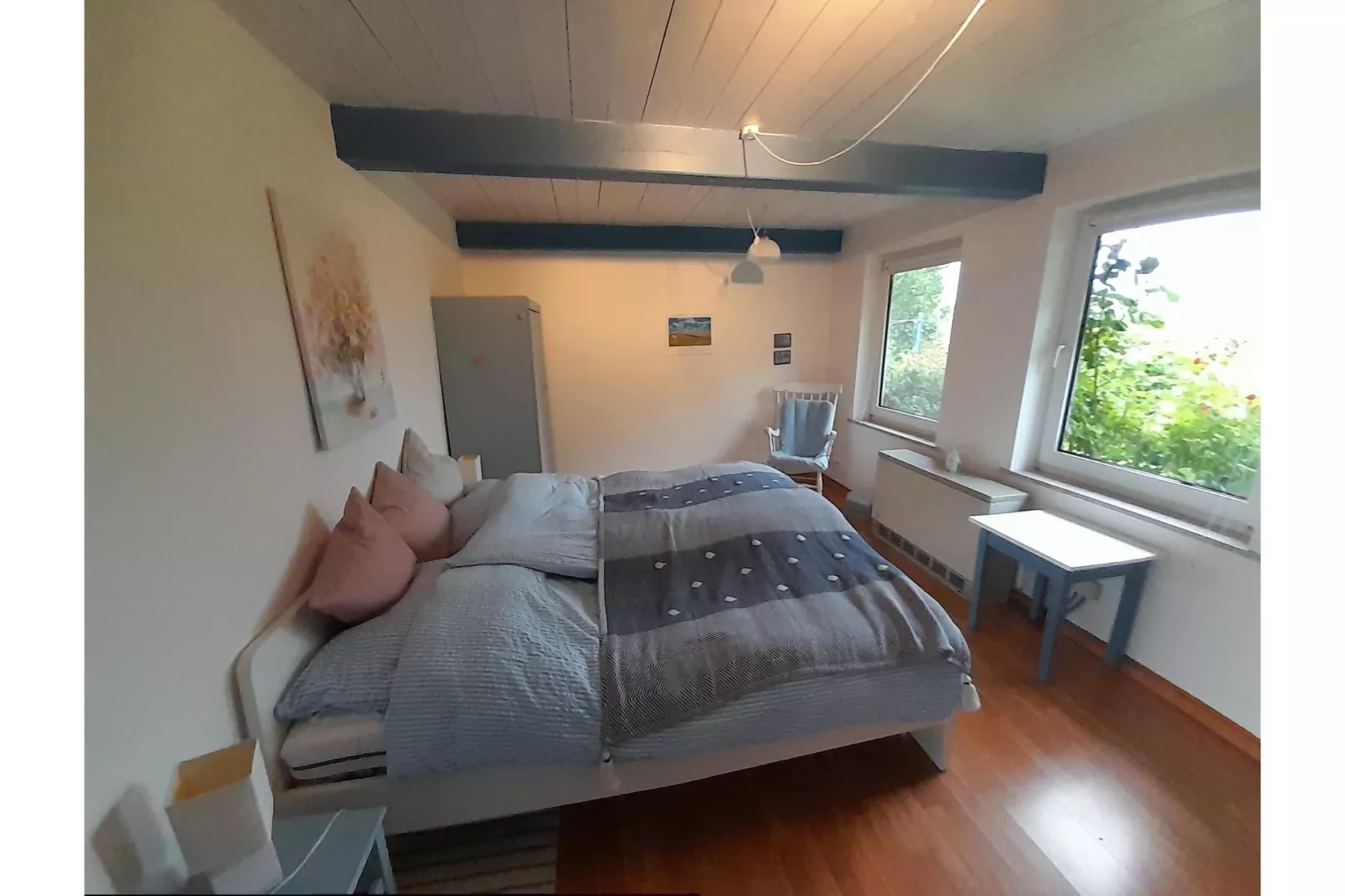 Opas Hus auf Pellworm 4 Pers-Slaapkamer