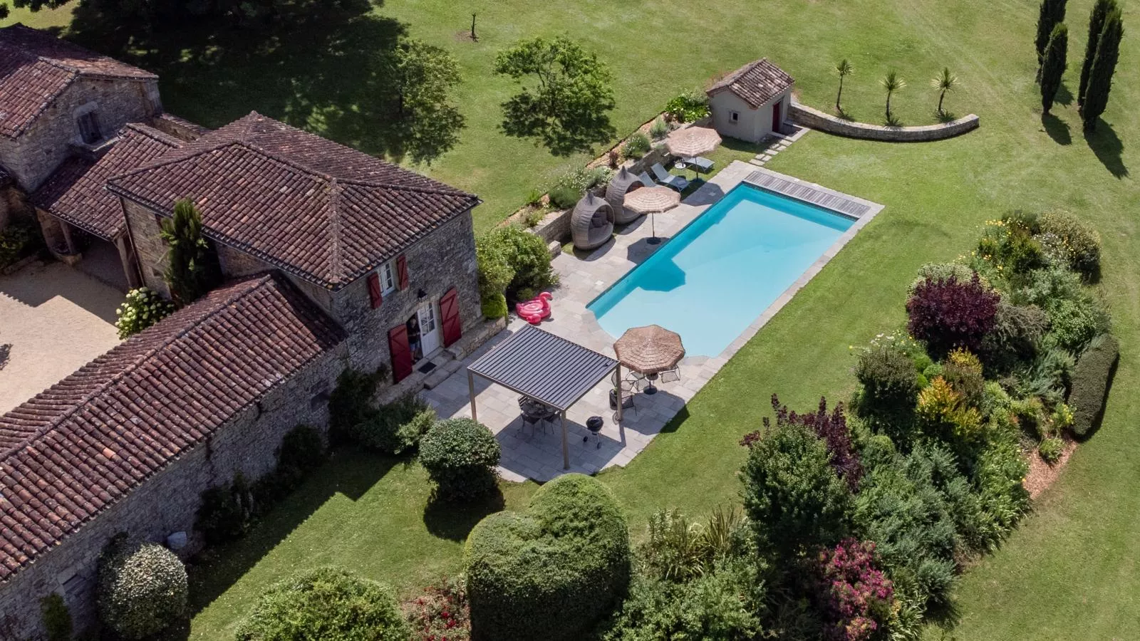 Domaine Saint Martin le Redon-Zwembad