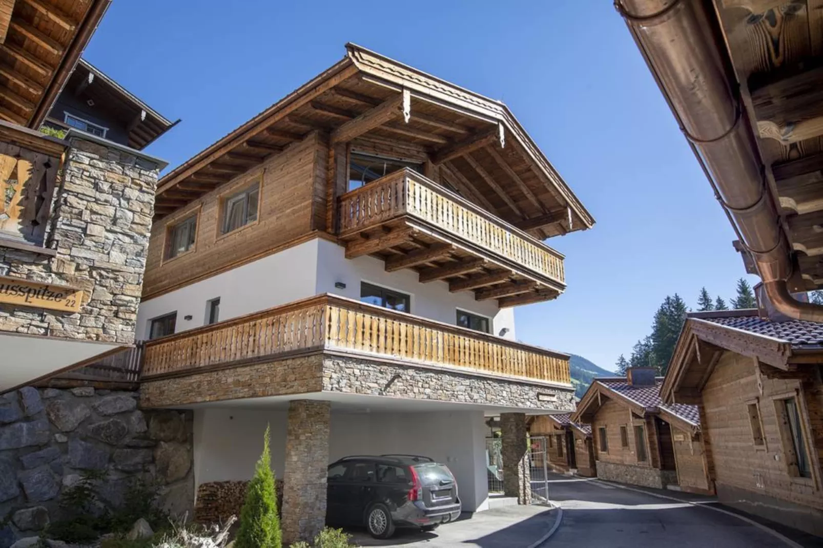 Nationalpark Chalet Stein am Ferner - Buitenkant zomer