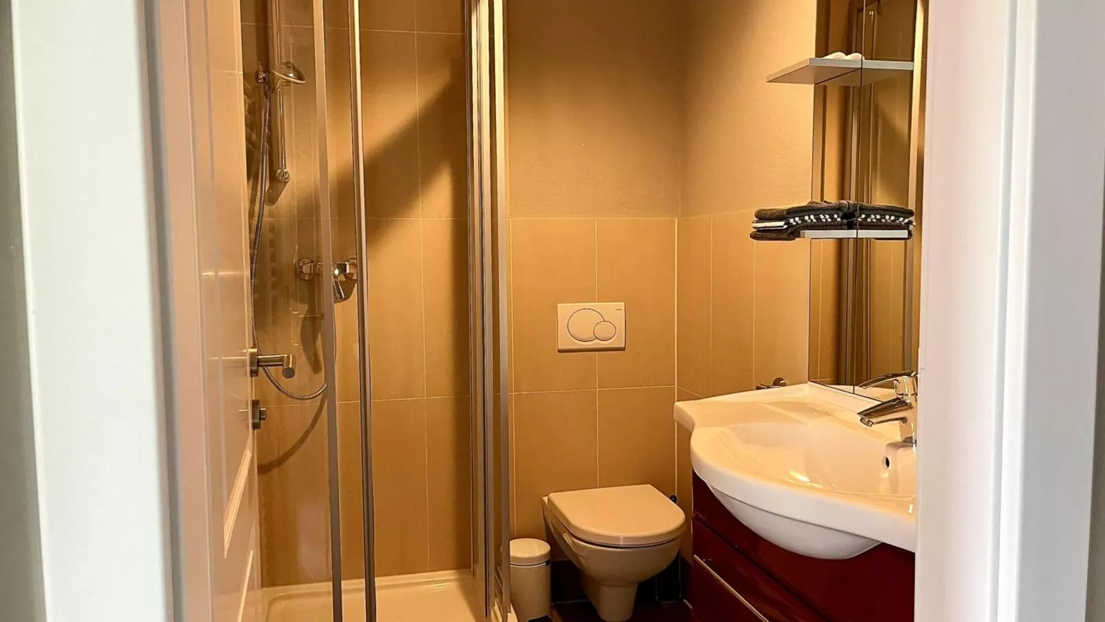 Residenz Aichwaldsee-Badkamer