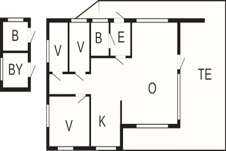 7 persoons vakantie huis in Skjold-By Traum-Plattegrond