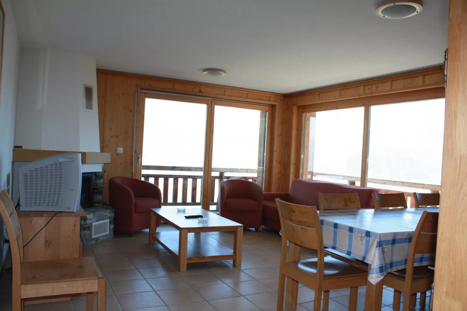 Plein Ciel VA 030 - MOUNTAIN apartment 8 pers-Woonkamer