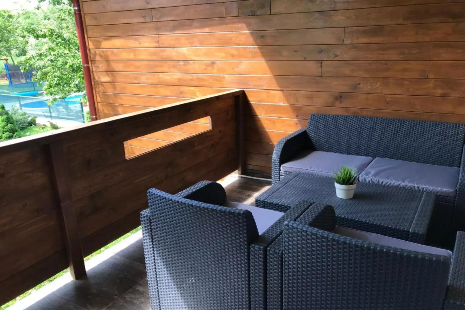 Villa Rubcic - Two Bedroom Apartment and Balcony (1)-Eetkamer