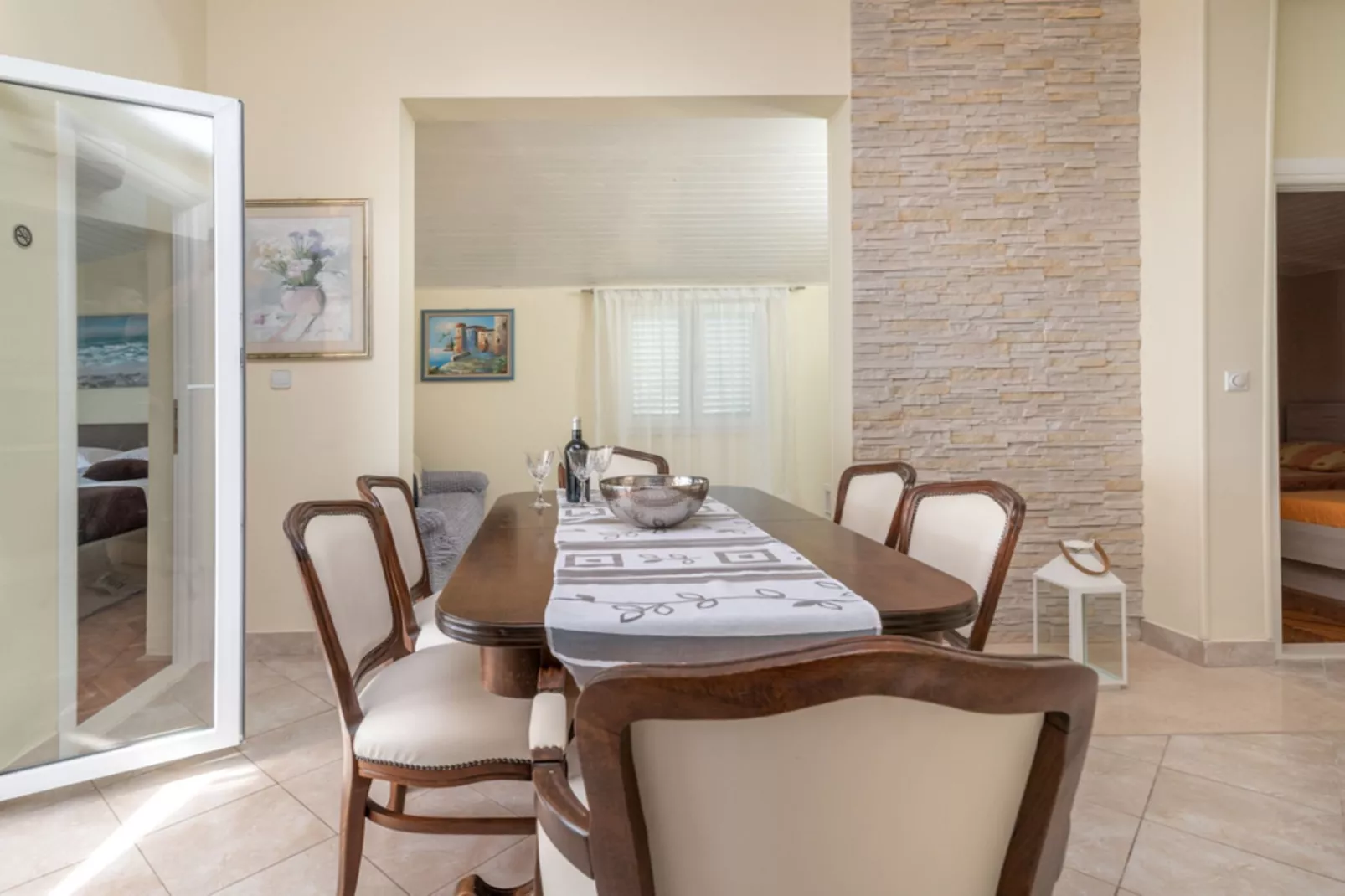 Apartment Villa Daniela - Three Bedroom Apartment with Terrace-Eetkamer
