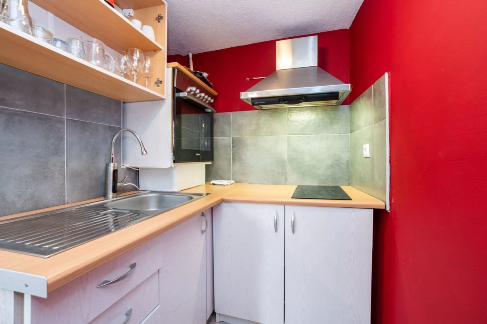 Apartments Robi & Kristina - One Bedroom Apartment with Sea View A1-Keuken