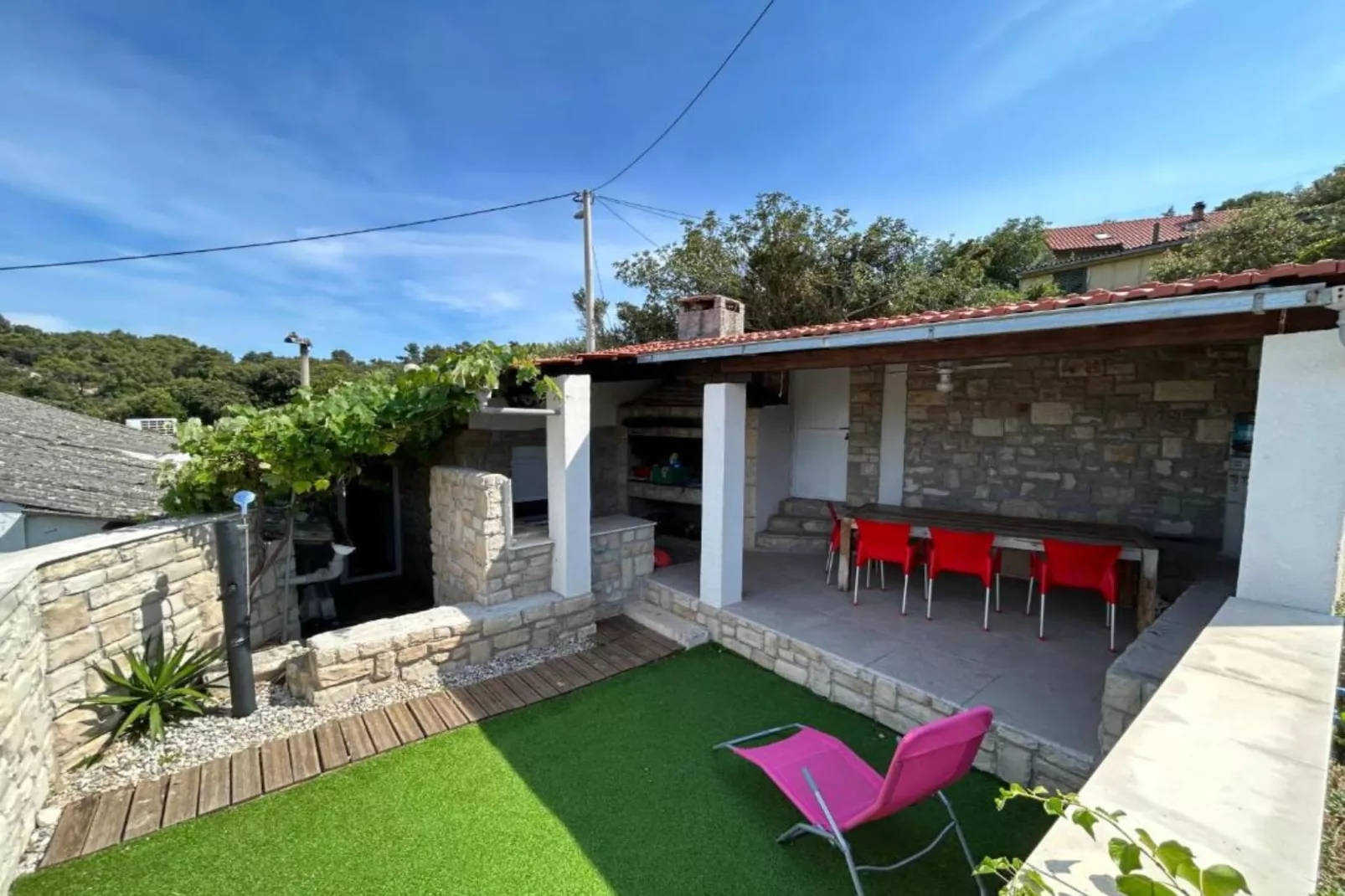 Family House Aldo -  Family House with Four Bedrooms and Sea View-Eetkamer