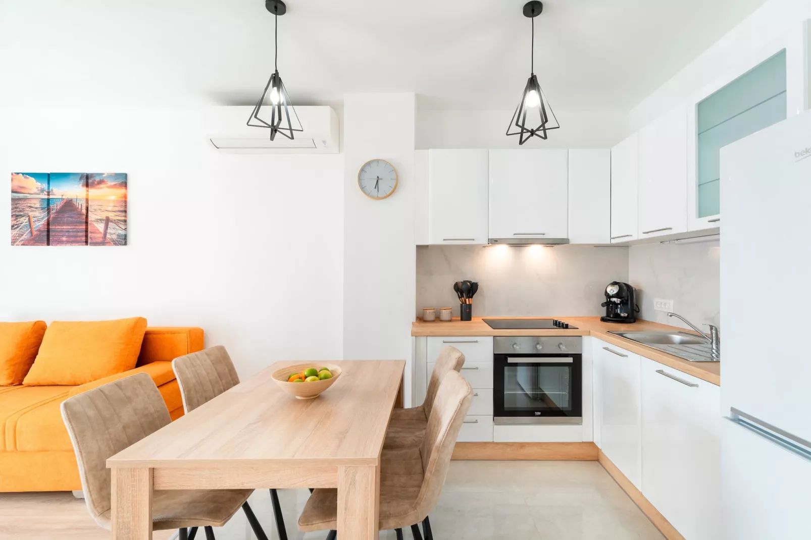 Apartments & Rooms Fisherman's Luck - Two-Bedroom Apartment with Terrace and Sea View-Keuken