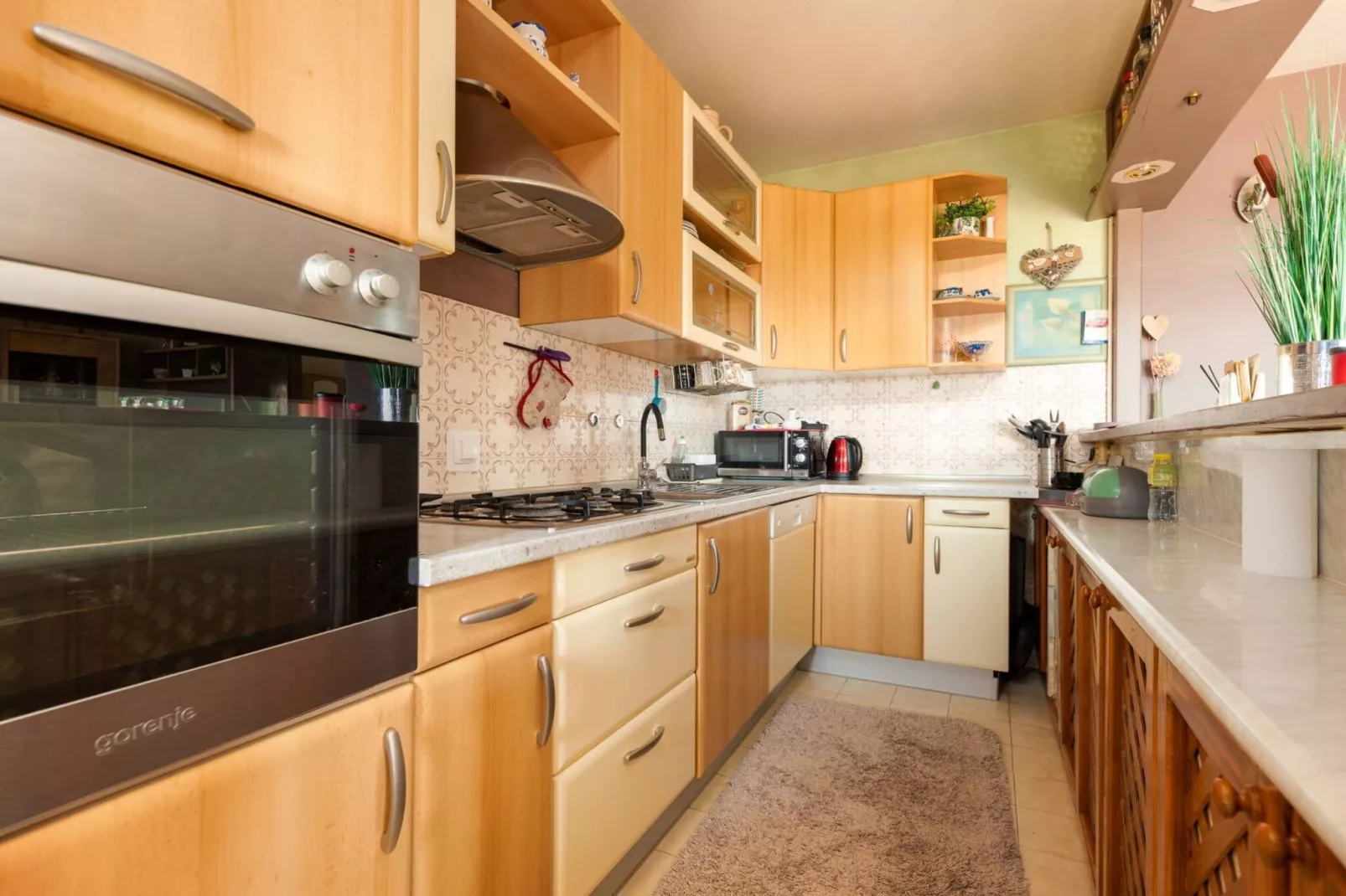 Luxury Seget Donji Apartments with Terrace and Sea View - Three Bedroom Apartment with Terrace and Sea View-Keuken