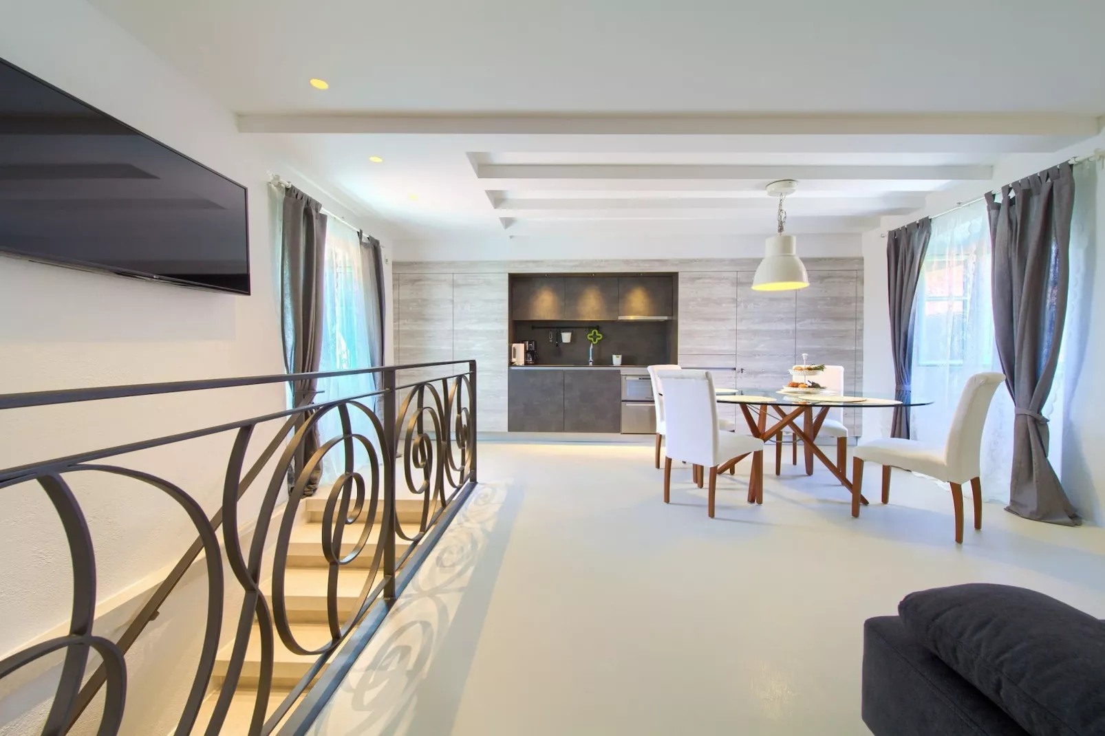Vibrant and Elegant Downtown Krk Apartments - One Bedroom Apartment (owner 3)-Keuken