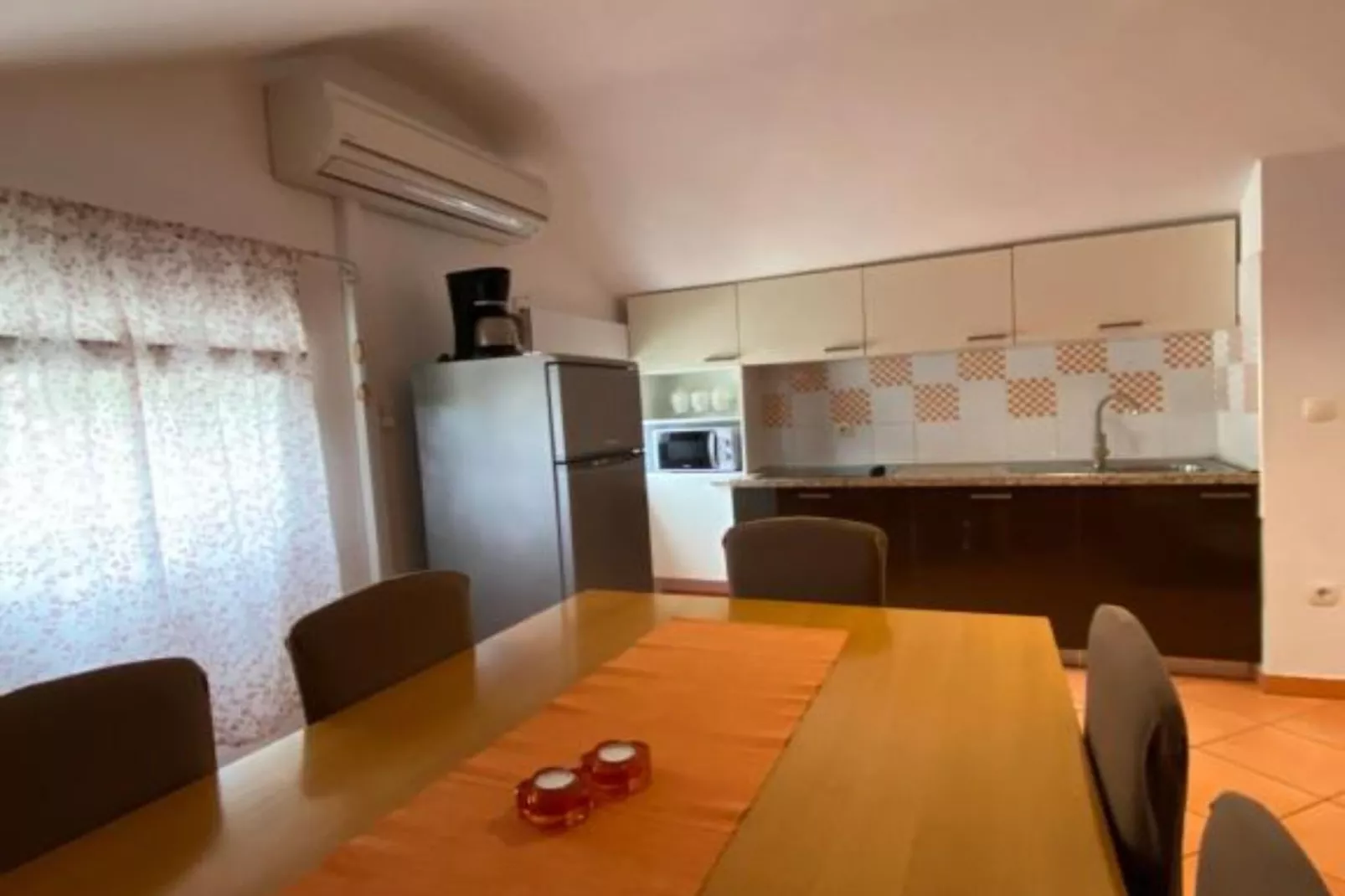 Apartments Lara Rab - Two Bedroom Apartment with Loggia-Woonkamer