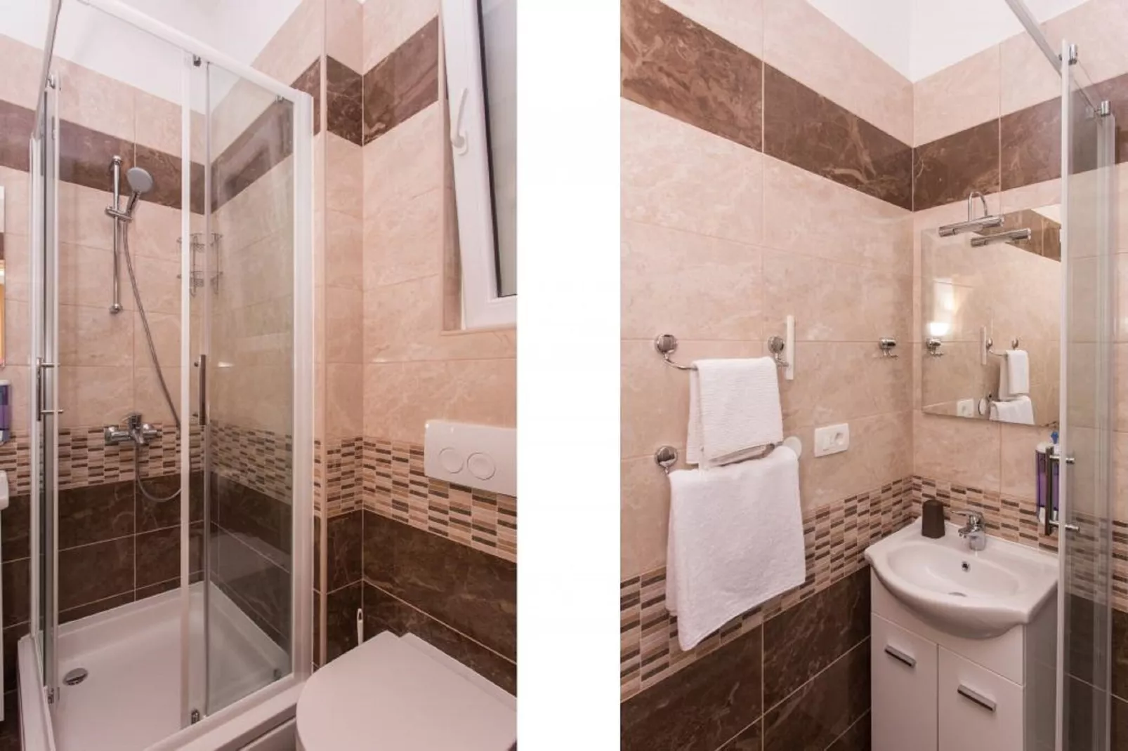 Studio Ari - Superior Studio Apartment with Terrace and Sea View (First Floor)-Badkamer