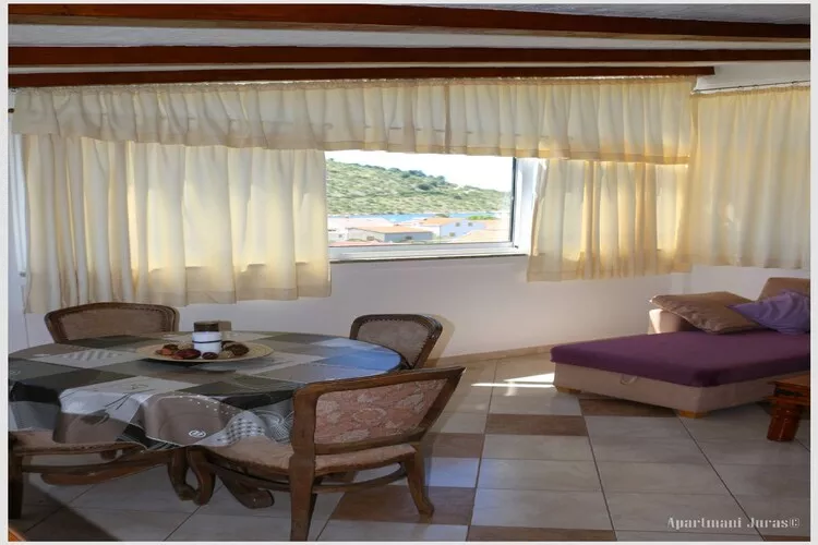 Apartments Juras - Two Bedroom Apartment with Sea View (David)-Eetkamer