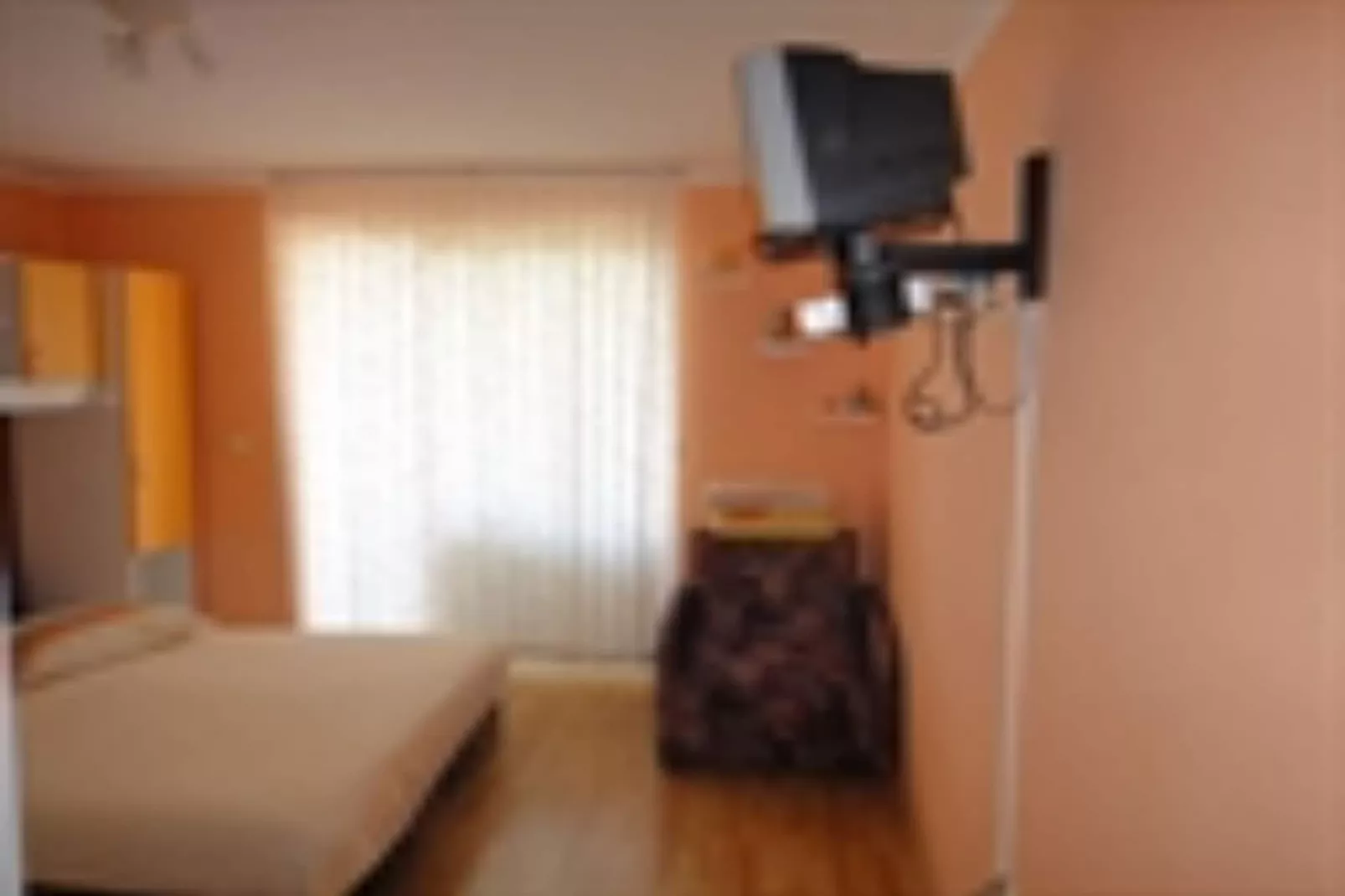 Seafront Apartments Pretner - Superior Studio Apartment with Balcony and Sea View-Slaapkamer